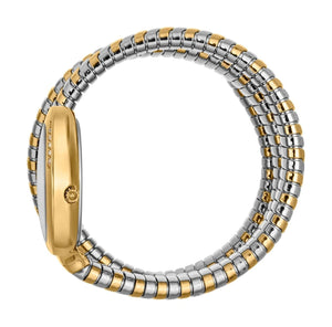 Buy Shop Just Cavalli Glam Evo 5 Silver Dial Two Tone Steel Strap Watch for Women - JC1L228M0065 USA Online