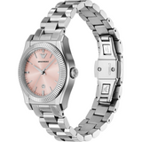 Buy Shop Emporio Armani Federica Pink Dial Silver Steel Strap Watch for Women - AR11658 USA Online