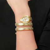 Buy Shop Just Cavalli Cosenza Silver Dial Gold Steel Strap Watch for Women - JC1L232M0025 USA Online