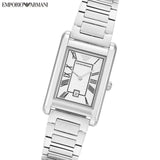 Buy Shop Emporio Armani Gino Mother of Pearl Dial Silver Steel Strap Watch for Men - AR11664 USA Online