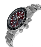 Buy Shop Seiko Prospex US Special Edition Speedtimer Solar Chronograph Red Dial Silver Steel Strap Watch for Men - SSC927 USA Online