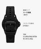 Buy Shop Emporio Armani World Explorer Orange Dial Black Silicone Strap Watch for Men - AR11684 USA Online