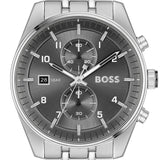 Buy Shop Hugo Boss Skytraveller Chronograph Grey Dial Silver Steel Strap Watch for Men - 1514151 USA Online