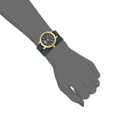 Buy Shop Tory Burch Collins Quartz Blue Dial Blue Leather Strap Watch for Women - TBW1203 USA Online