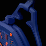 Buy Shop Swatch Royal Pop Blue Dial Blue Leather Strap Watch for Men - Orenji Hachi USA Online