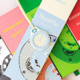 Buy Shop Swatch Royal Pop Lime Green Dial Lime Green Leather Strap Watch for Men - Blaue Acht USA Online