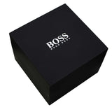 Buy Shop Hugo Boss Cloud Chronograph Grey Dial Black Leather Strap Watch for Men - 1514014 USA Online