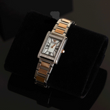 Buy Shop Emporio Armani Genni Mother of Pearl Dial Two Tone Steel Strap Watch for Women - AR11626 USA Online