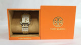 Buy Shop Tory Burch Robinson White Dial Two Tone Steel Strap Watch for Women - TBW1501 USA Online