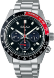 Buy Shop Seiko Prospex Speedtimer Solar Chronograph Black Dial Silver Steel Strap Watch for Men - SSC915 USA Online