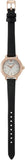 Buy Shop Emporio Armani Mia Mother of Pearl Dial Black Leather Strap Watch for Women - AR11598 USA Online