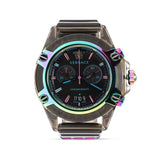 Buy Shop Versace Icon Active Chronograph Black Dial Grey Silicone Strap Watch for Men - VEZ701022 USA Online