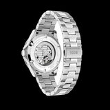 Buy Shop Hugo Boss Troper Automatic Chronograph Green Dial Silver Steel Strap Watch for Men - 1514200 USA Online