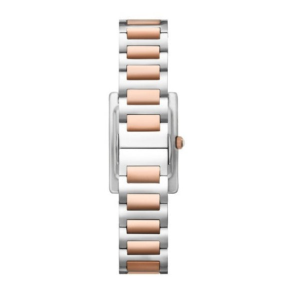 Buy Shop Emporio Armani Genni Mother of Pearl Dial Two Tone Steel Strap Watch for Women - AR11626 USA Online