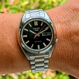 Buy Shop Seiko 5 Sports SNXS Series Automatic Black Dial Silver Steel Strap Watch for Men - SRPK89K1 USA Online