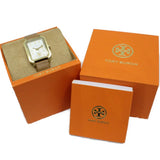 Buy Shop Tory Burch Robinson White Dial Brown Leather Strap Watch for Women - TBW1503 USA Online