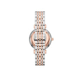 Buy Shop Emporio Armani Gianni T Bar Silver Dial Two Tone Steel Strap Watch for Women - AR11537 USA Online