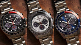 Buy Shop Seiko Prospex Speedtimer Solar Chronograph Blue Dial Silver Steel Strap Watch for Men - SSC913 USA Online