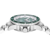 Buy Shop Emporio Armani Sea Explorer Green Dial Silver Steel Strap Watch for Men - AR60088 USA Online