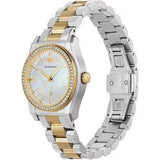 Buy Shop Emporio Armani Federica Mother of Pearl Dial Two Tone Steel Strap Watch for Women - AR11559 USA Online