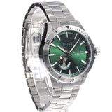Buy Shop Hugo Boss Troper Automatic Chronograph Green Dial Silver Steel Strap Watch for Men - 1514200 USA Online