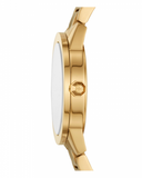 Buy Shop Tory Burch Classic T Black Dial Gold Steel Strap Watch for Women - TBW9010 USA Online