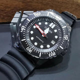 Buy Shop Citizen Mechanical Automatic Black Dial Black Rubber Strap Watch for Men - NJ0125-11E USA Online
