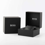 Buy Shop Hugo Boss Candor Black Dial Gold Steel Strap Watch for Men - 1514077 USA Online