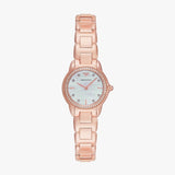 Buy Shop Emporio Armani Mia Mother of Pearl Dial Rose Gold Steel Strap Watch for Women - AR11671 USA Online
