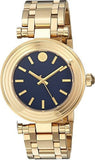 Buy Shop Tory Burch Classic T Black Dial Gold Steel Strap Watch for Women - TBW9010 USA Online