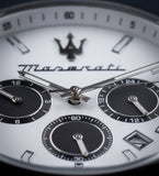 Buy Shop Maserati Attrazione Chronograph White Dial Silver Steel Strap Watch for Men - R8853151004 USA Online