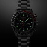 Buy Shop Seiko Prospex Speedtimer Solar Chronograph Black Dial Silver Steel Strap Watch for Men - SSC915 USA Online