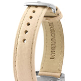 Buy Shop Emporio Armani Tazio Mother of Pearl Dial Pink Leather Strap Watch for Women - AR6133 USA Online