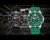 Buy Shop Citizen Mechanical Automatic Green Dial Green Rubber Strap Watch for Men - NJ0129-10X USA Online