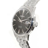 Seiko Presage Cocktail Time Automatic Black Dial Silver Steel Strap Watch for Men - SRPE17J1