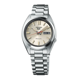 Buy Shop Seiko 5 Sports SNXS Series Automatic Beige Dial Silver Steel Strap Watch for Men - SRPK91K1 USA Online