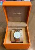 Buy Shop Tory Burch Collins White Dial Two Tone Steel Strap Watch for Women - TBW1306 USA Online