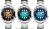 Buy Shop Seiko Prospex US Special Edition King Turtle Automatic Brown Dial Silver Steel Strap Watch for Men - SRPH55 USA Online