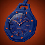 Buy Shop Swatch Royal Pop Blue Dial Blue Leather Strap Watch for Men - Orenji Hachi USA Online