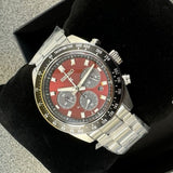 Buy Shop Seiko Prospex US Special Edition Speedtimer Solar Chronograph Red Dial Silver Steel Strap Watch for Men - SSC927 USA Online