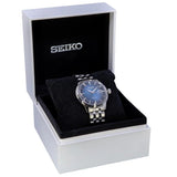 Seiko Presage Cocktail Time Automatic Blue Dial Silver Steel Strap Watch for Men - SRPB41J1