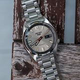 Buy Shop Seiko 5 Sports SNXS Series Automatic Beige Dial Silver Steel Strap Watch for Men - SRPK91K1 USA Online