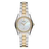 Buy Shop Emporio Armani Federica Mother of Pearl Dial Two Tone Steel Strap Watch for Women - AR11559 USA Online