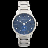 Buy Shop Burberry Classic Blue Dial Silver Steel Strap Watch for Men - BU10007 USA Online