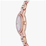 Buy Shop Emporio Armani Mia Mother of Pearl Dial Rose Gold Steel Strap Watch for Women - AR11671 USA Online