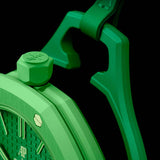 Buy Shop Swatch Royal Pop Green Dial Green Leather Strap Watch for Men - Green Eight USA Online