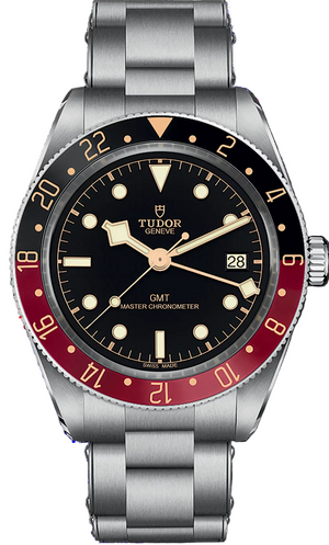 Buy Shop Tudor Black Bay 58 Black Dial Silver Steel Strap Watch for Men - M7939G USA Online