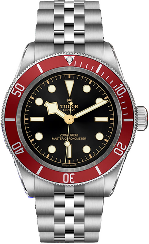 Buy Shop Tudor Black Bay Black Dial Silver Steel Strap Watch for Men - M7941A1A0RU-0003 USA Online