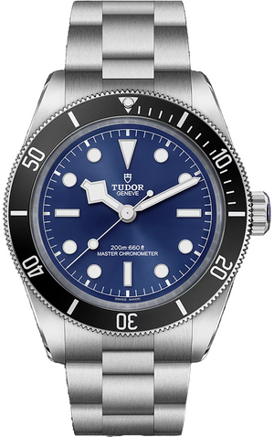 Buy Shop Tudor Black Bay 54 Blue Dial Silver Steel Strap Watch for Men - M7943A1A0NU-0001 USA Online