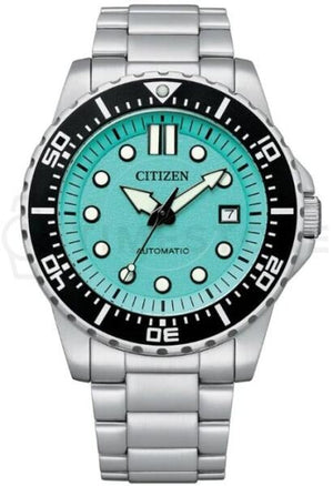 Buy Shop Citizen Mechanical Automatic Turquoise Dial Silver Steel Strap Watch for Men - NJ0170-83X USA Online